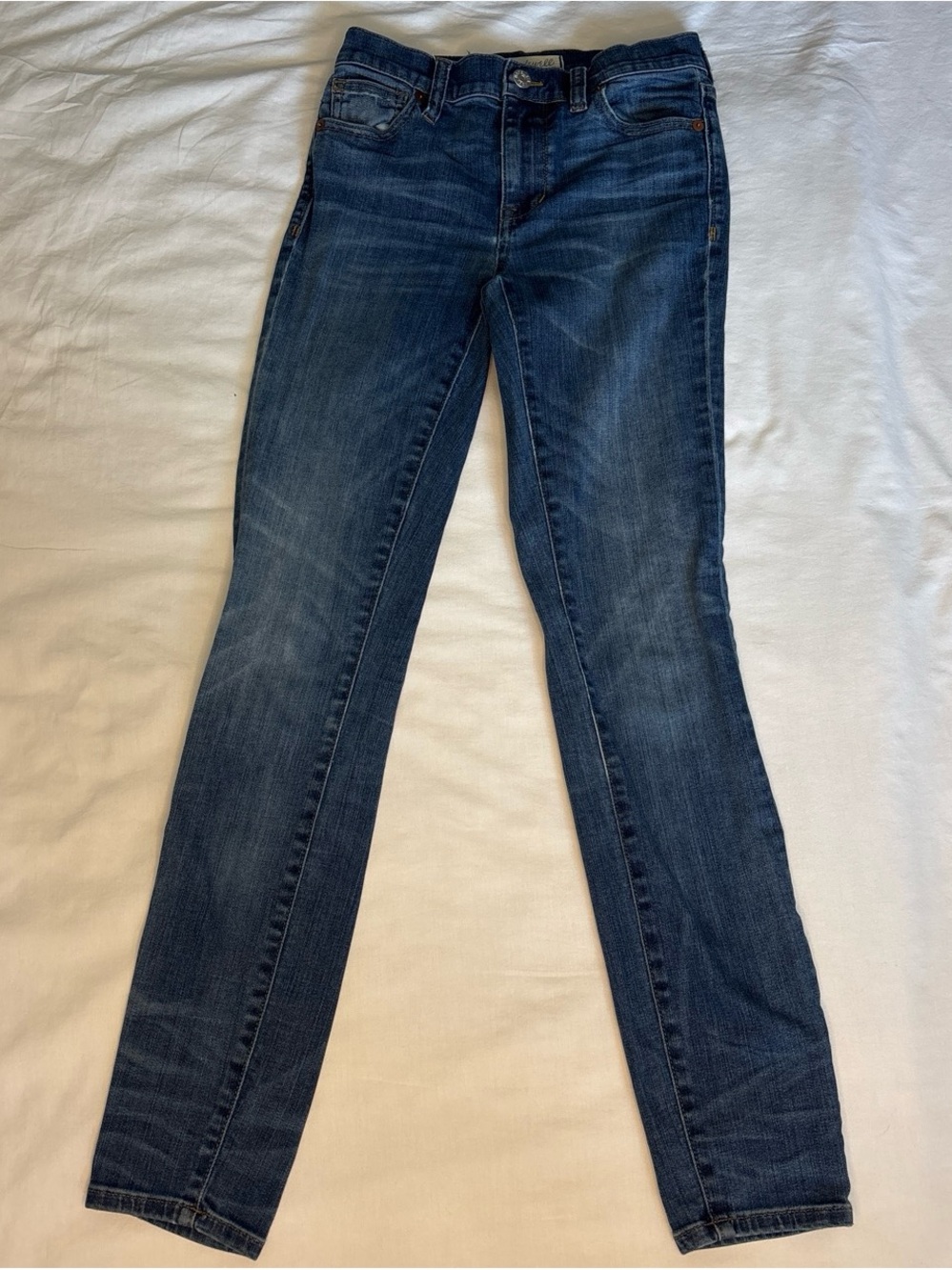 Madewell Women's Skinny Jeans in Dark Blue Wash